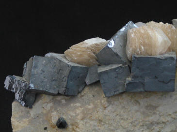 Galena and Barite- Desktop Background