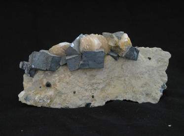 Galena and Barite- Desktop Background